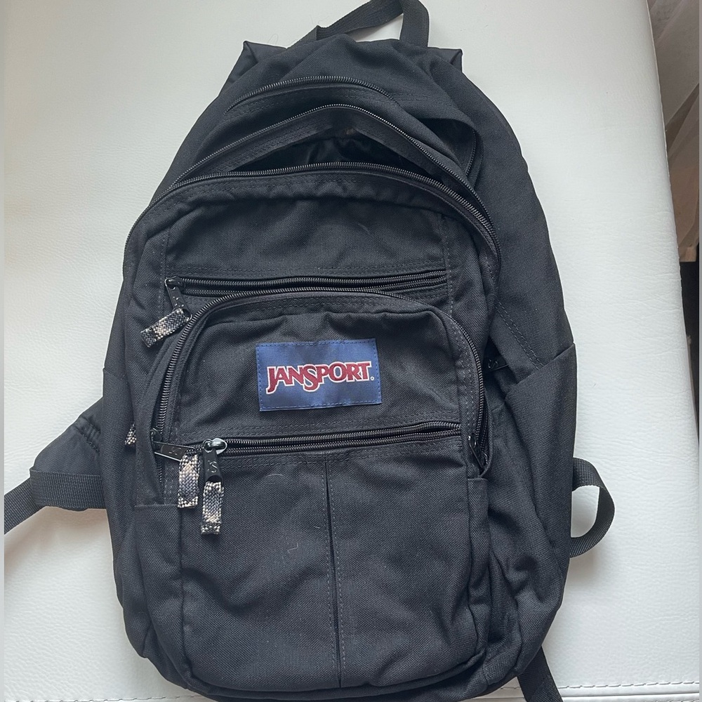 Black Jansport 5 pocket backpack